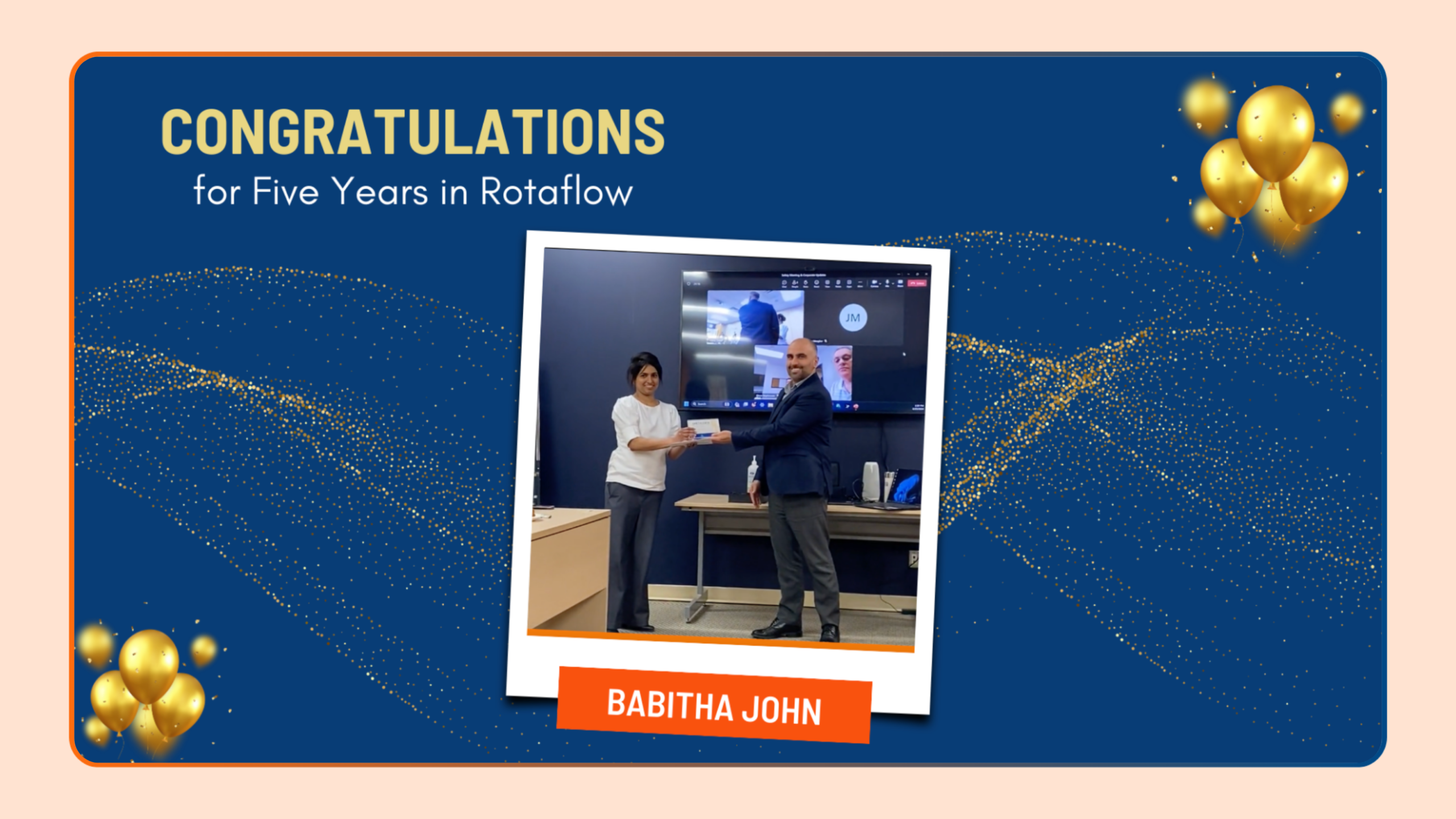 5 Year Work Anniversary – Babitha John