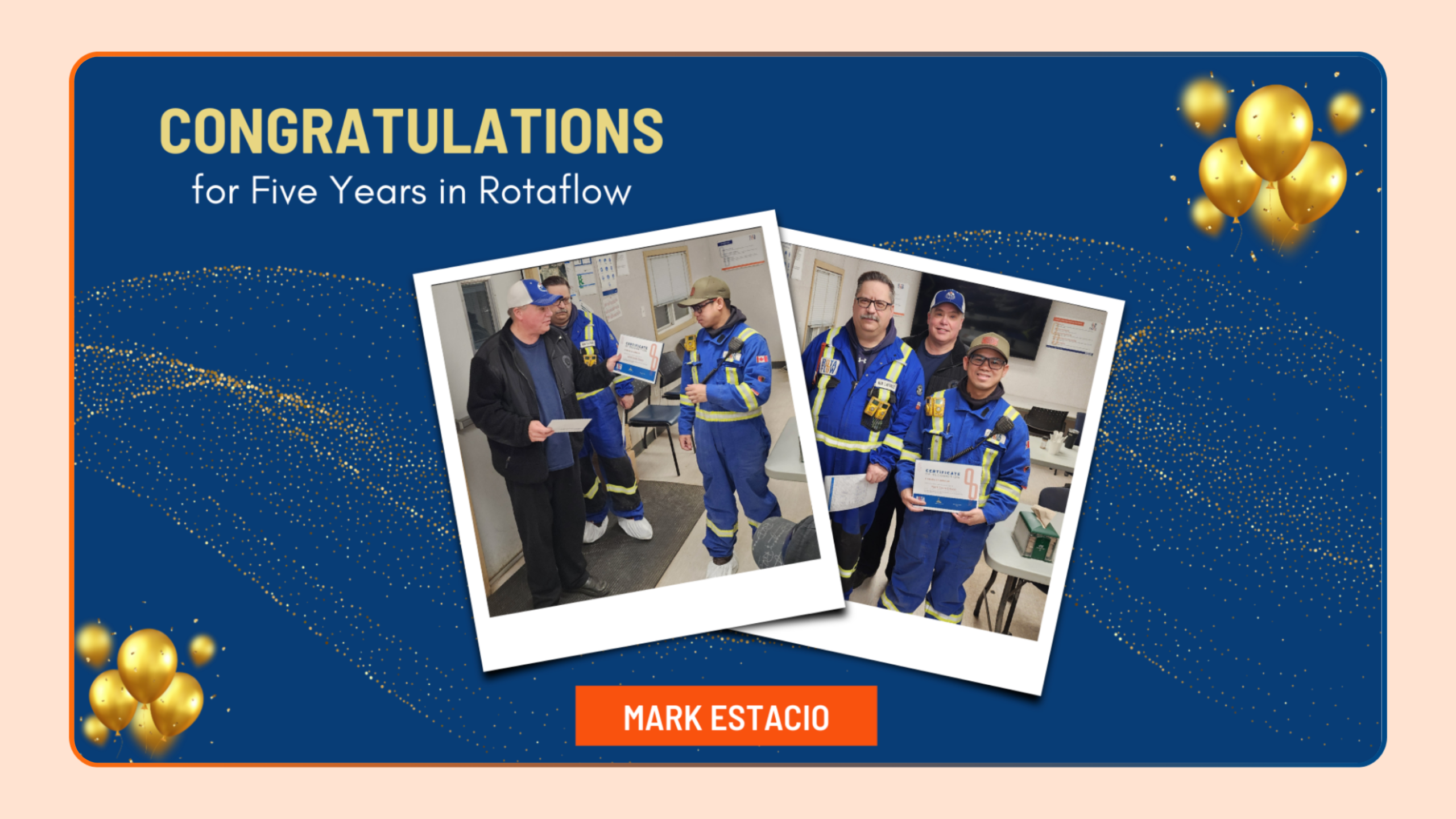 5 Year Work Anniversary – Mark Estacio