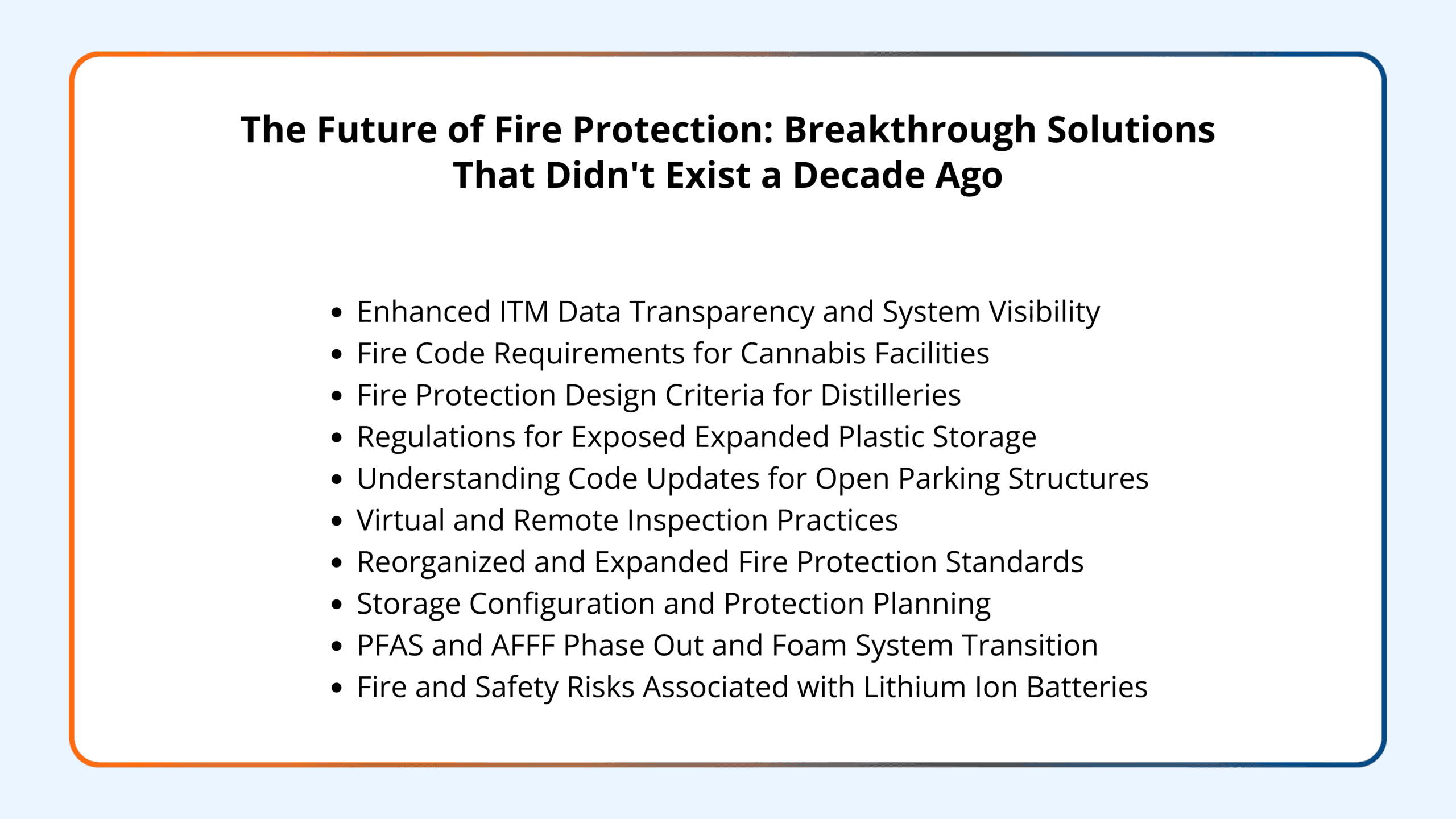 The Future of Fire Protection: Breakthrough Solutions That Didn’t Exist a Decade Ago