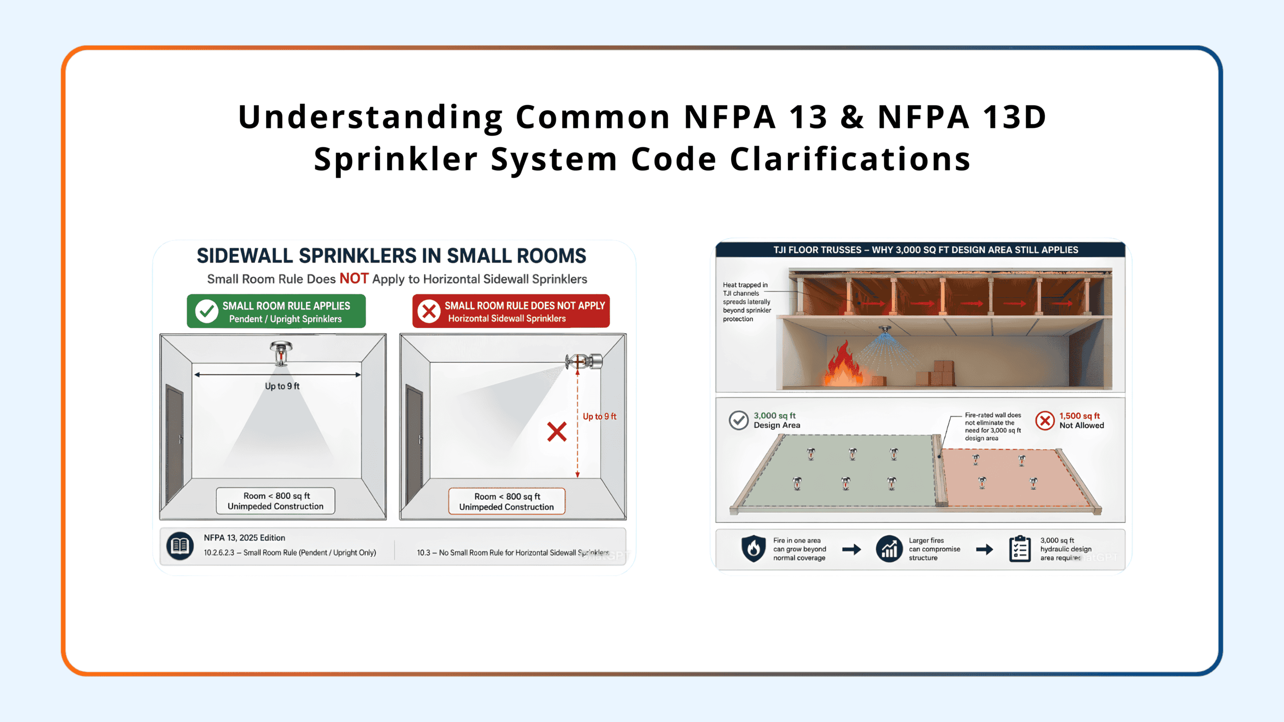 Understanding Common NFPA 13 & NFPA 13D Sprinkler System Code Clarifications