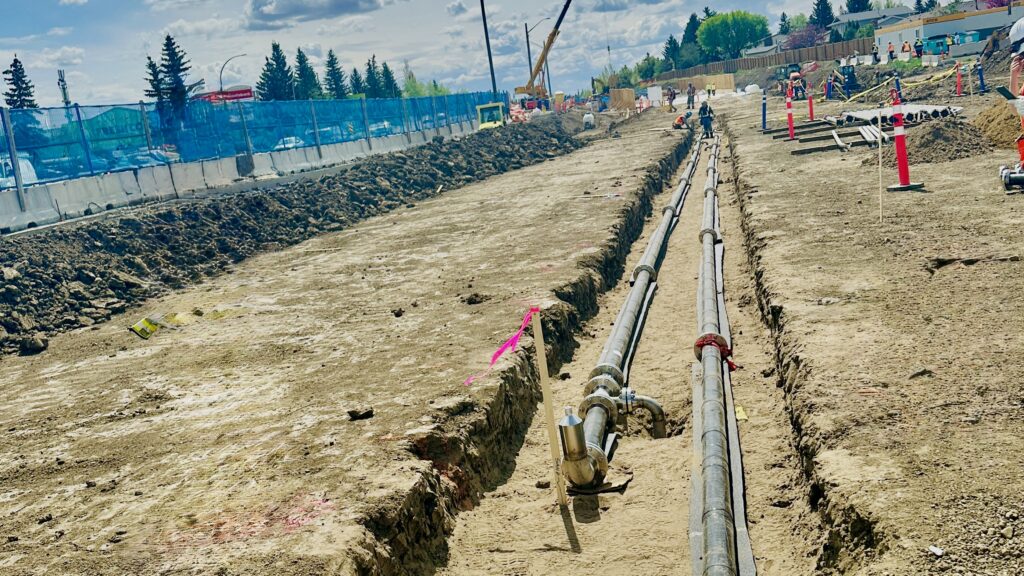 Underground Fire Standpipe System Installation – LRT Expansion Project, Edmonton, Alberta