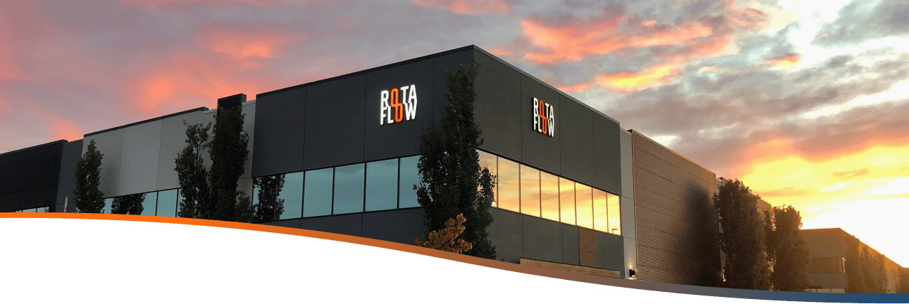 Rotaflow facility at sunset