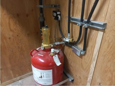 FM-200 fire suppression system