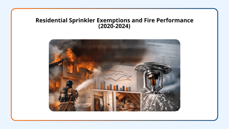 Residential Sprinkler Exemptions and Fire Performance (2020–2024)